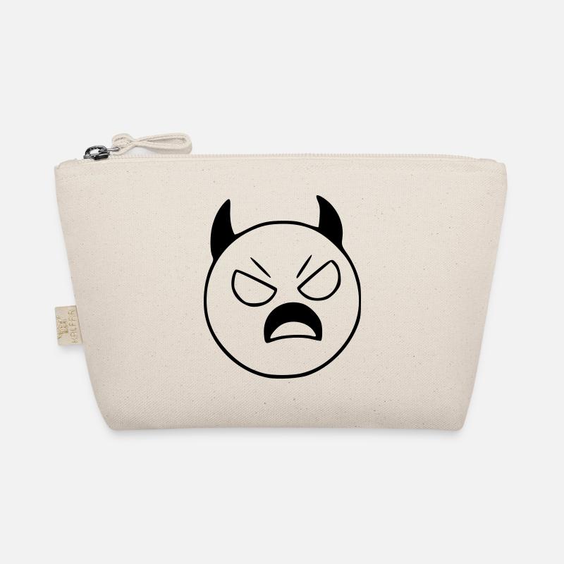 Emoji Sketch Devil Evil Black Trousse biologique
