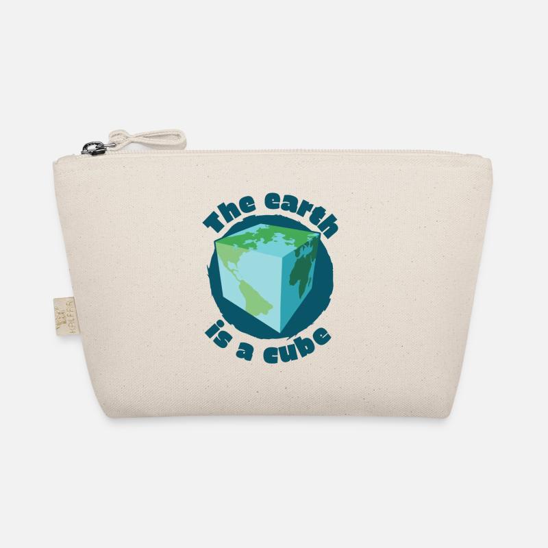The earth is a cube Organic Pouch