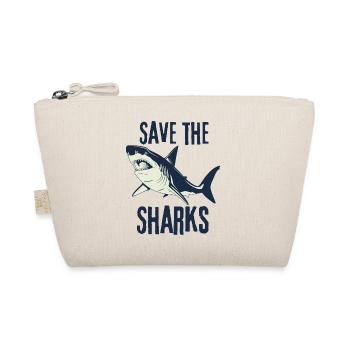 Save the sharks - Bio-Täschchen - Natur - Vorne
