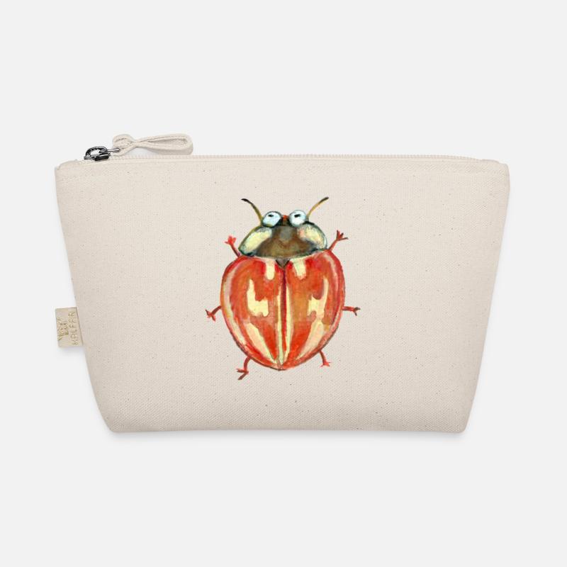 striped ladybug Organic Pouch
