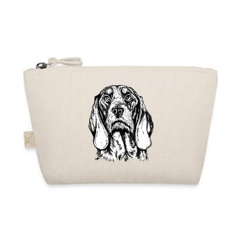Swiss Hound Portrait - Organic Pouch - nature - Front