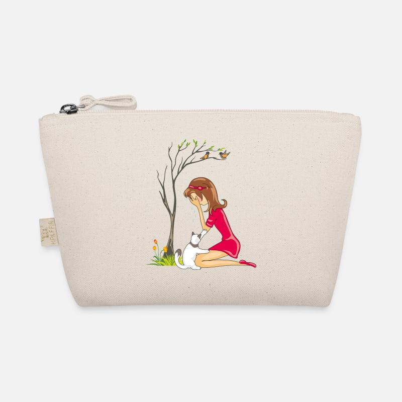 Weinendes Mädchen Bio-Täschchen