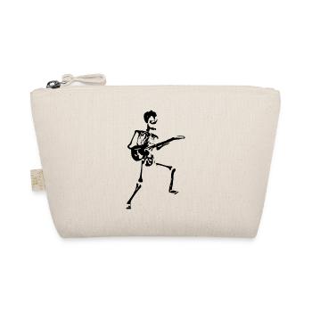 Skeleton guitarist - Organic Pouch - nature - Front