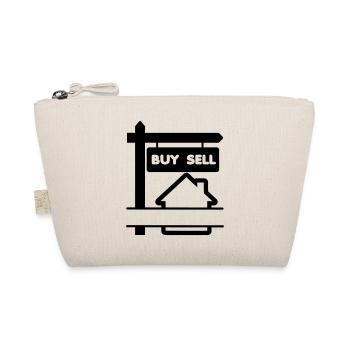 Buy and sell house logo real estate agent - Organic Pouch - nature - Front