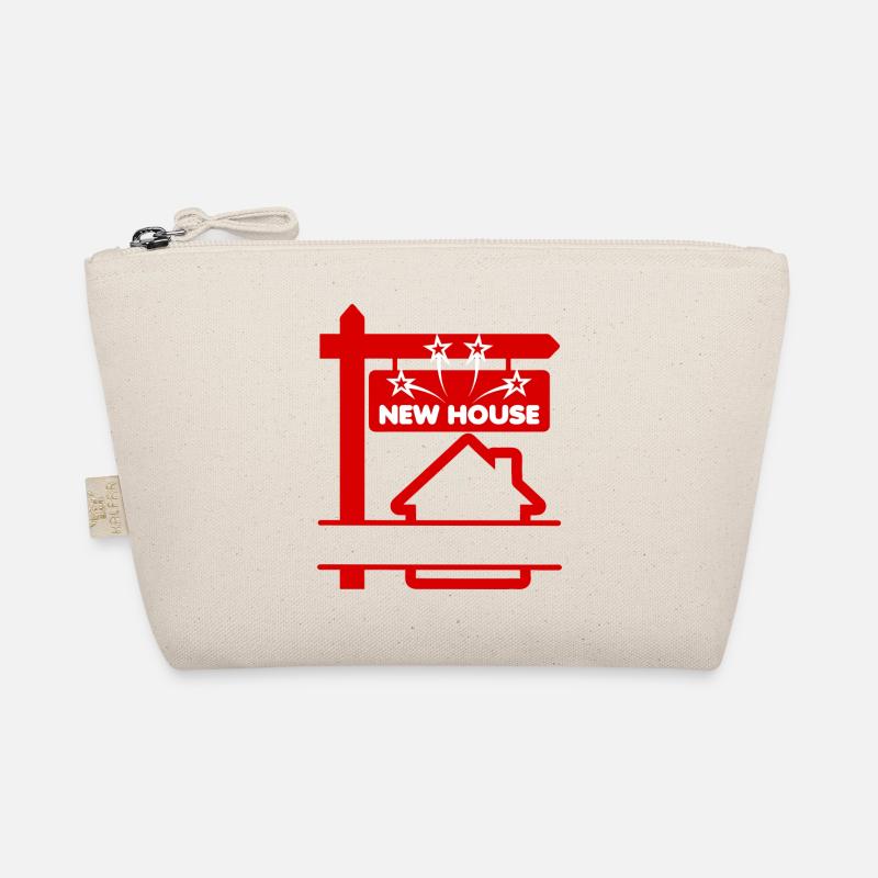 Agent immobilier nouvelle maison rouge logo Trousse biologique