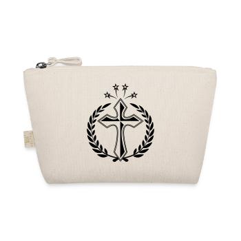 Croix en couronne de laurier - Trousse biologique - nature - Devant
