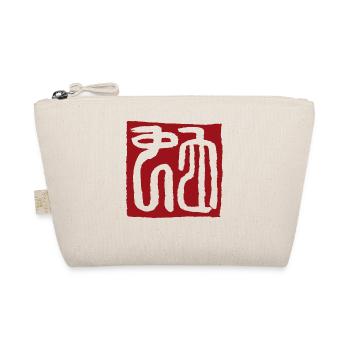 Snake (zodiac) seal script - Organic Pouch - nature - Front