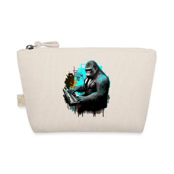 The gorilla musician - Organic Pouch - nature - Front