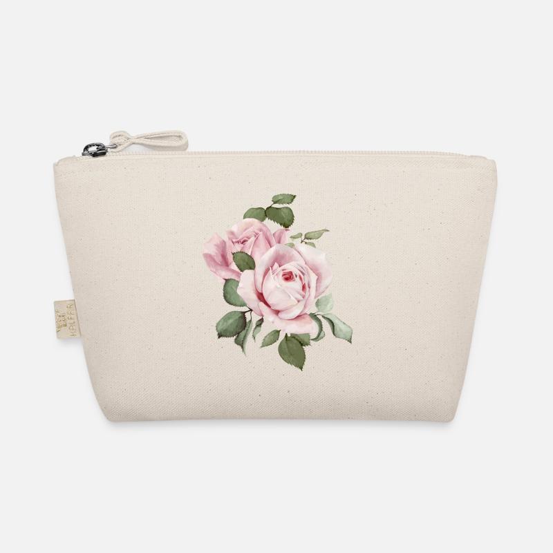 Rosen - Bio-Täschchen - Natur