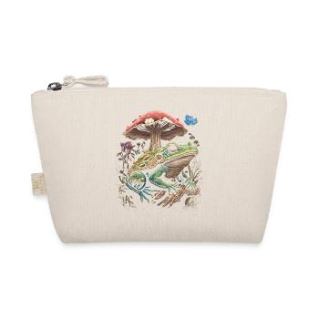 Cottagecore Aesthetic Frog Mushroom - Bio-Täschchen - Natur - Vorne