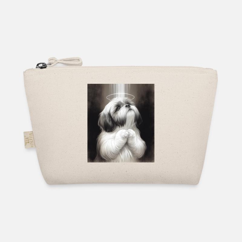 Heiliger Shih Tzu betet zu Gott Bio-Täschchen