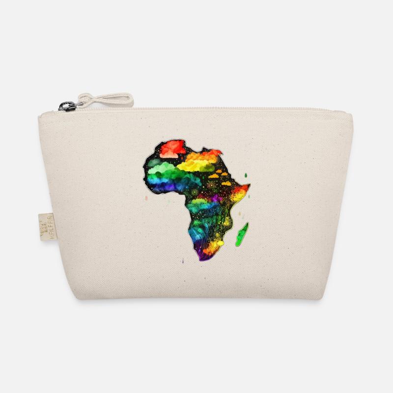 AFRIKA - KARTE - Bio-Täschchen - Natur