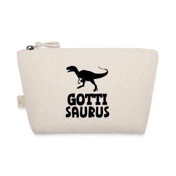 Gotti Saurus Gotti Schweiz Patentante - Bio-Täschchen - Natur - Vorne