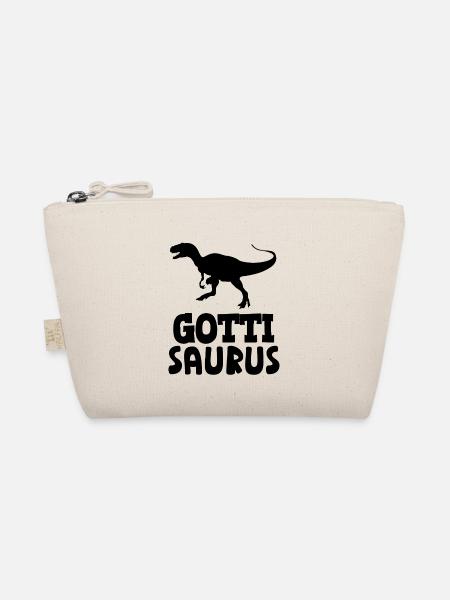 Gotti Saurus Gotti Schweiz Patentante - Bio-Täschchen - Natur - Vorne