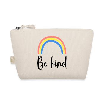 Be Kind Rainbow - Bio-Täschchen - Natur - Vorne