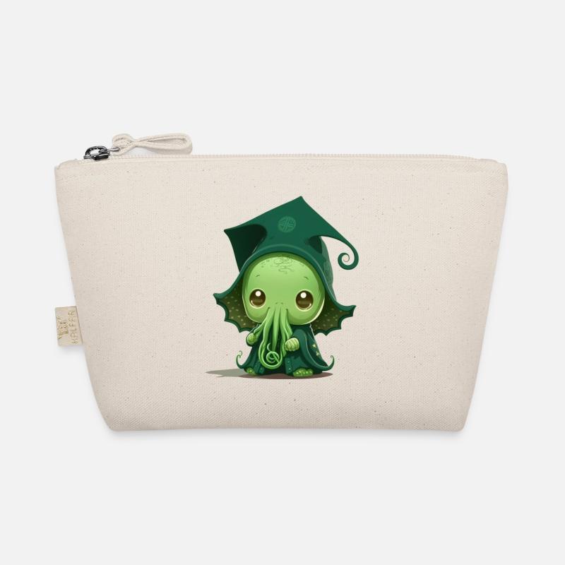Ein süßer Baby-Cthulhu - Bio-Täschchen - Natur