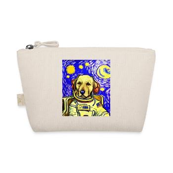 Astronautenhund Van Gogh - Bio-Täschchen - Natur - Vorne
