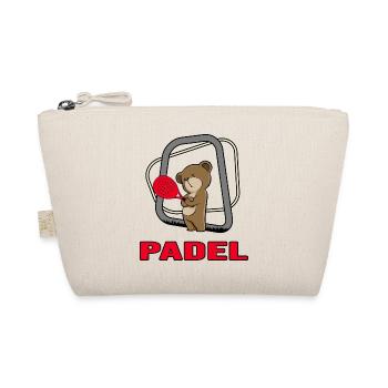 Padel Padeltennis Padel-Bärchen Pagaie - Trousse biologique - nature - Devant