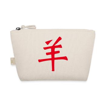 Goat/ Sheep (Chinese) ZODIAC - Organic Pouch - nature - Front
