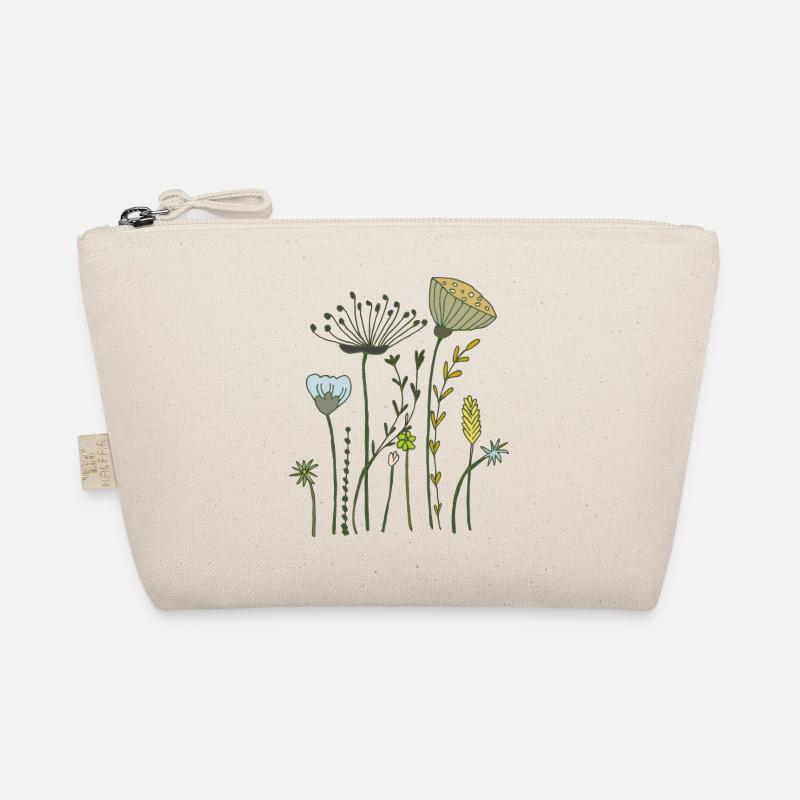 trockenblumen - Bio-Täschchen - Natur