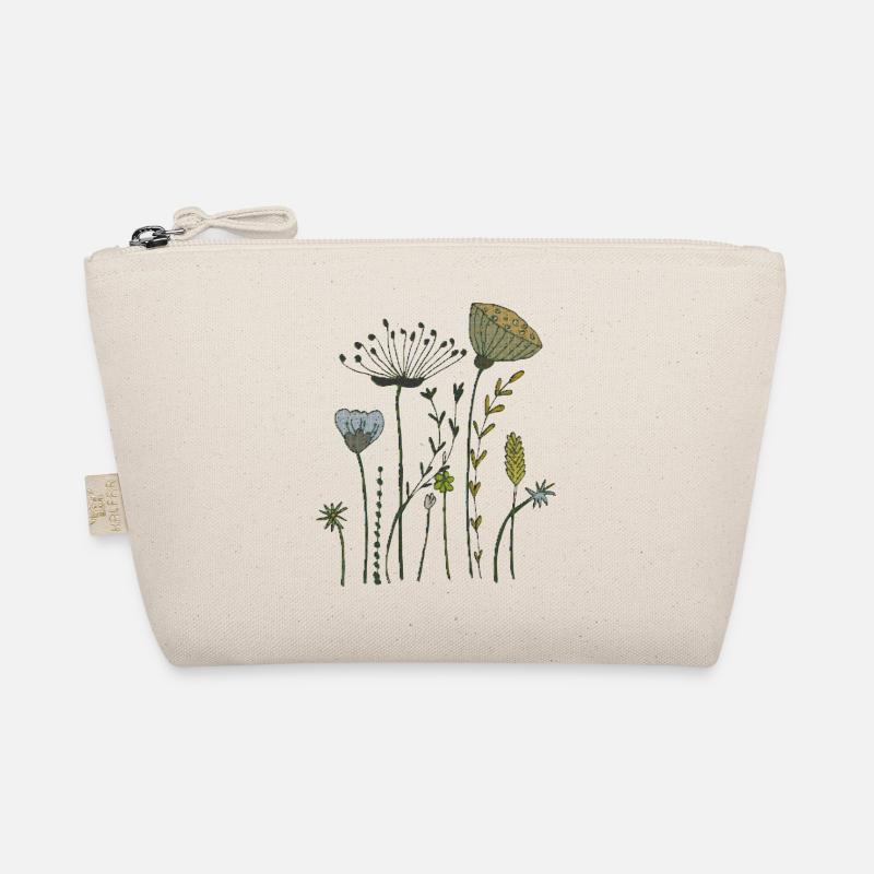 trockenblumen gewebe Bio-Täschchen