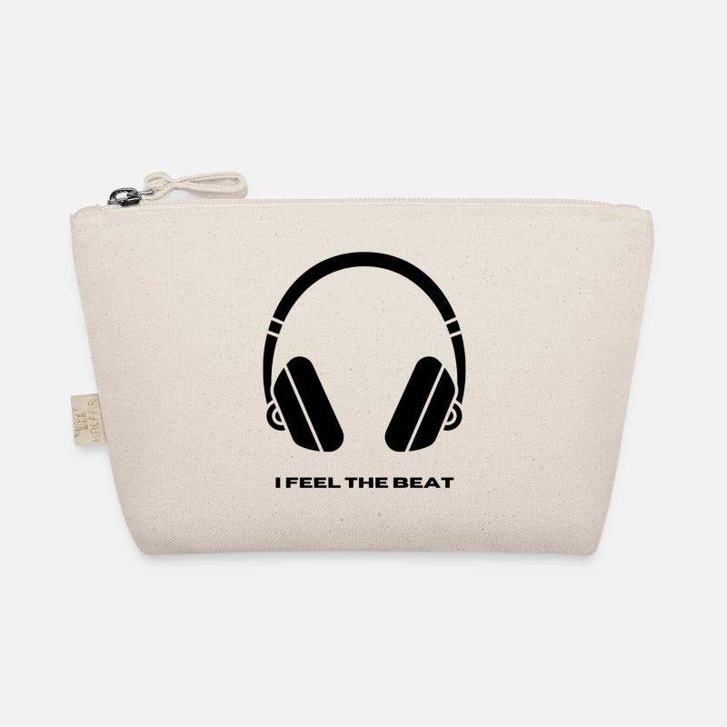 I FEEL THE BEAT - Bio-Täschchen - Natur