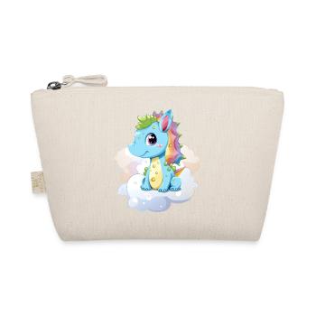 DIno Baby Rainbow Gift - Organic Pouch - nature - Front