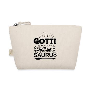 Bescht Götti Saurus Patenonkel Schweiz Schweizer - Bio-Täschchen - Natur - Vorne