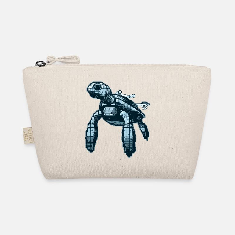Turtle en rétro 8 bit look minimaliste Trousse biologique