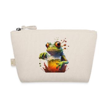 Large glass of beer with frog - Organic Pouch - nature - Front
