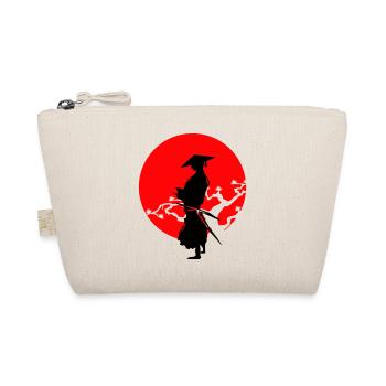 samurai warrior - Bio-Täschchen - Natur - Vorne