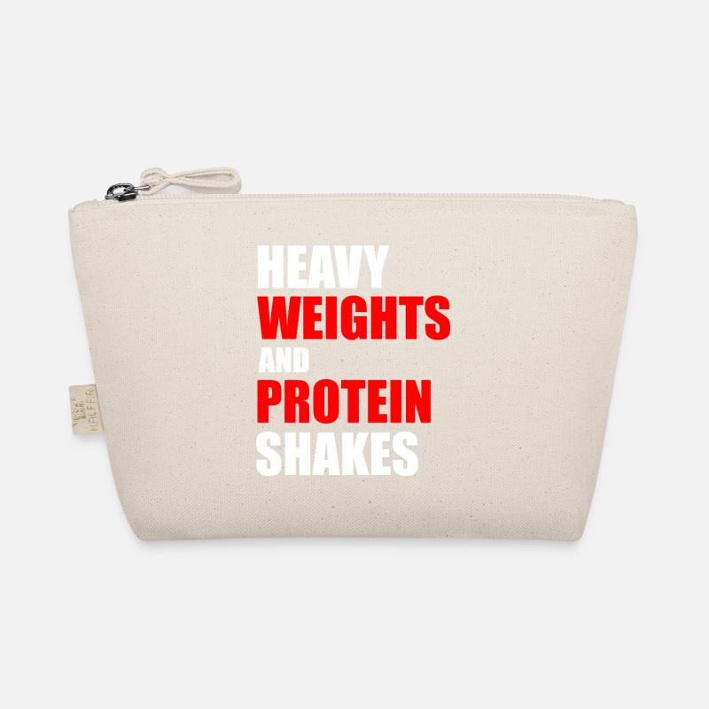 Heavy weights and protein shakes Organic Pouch