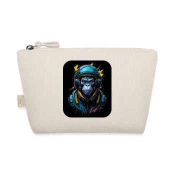 Monkey in an astronaut suit | Space pilot - Organic Pouch - nature - Front