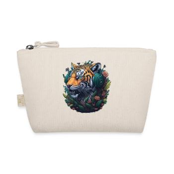 Tiger Vintage Gamer - Bio-Täschchen - Natur - Vorne