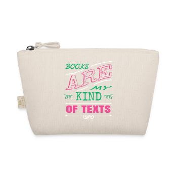 gift idea jokes a time book quotes books and cats - Organic Pouch - nature - Front