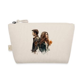 Liebespaar Geschenk - Bio-Täschchen - Natur - Vorne