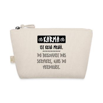 Karma, Schicksal, Buddha - Bio-Täschchen - Natur - Vorne