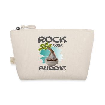 BONSAI tree on the stone Yamadori bonsai master - Organic Pouch - nature - Front