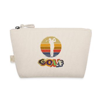 Golf, Golf, Golfer, Sport, Hobby, Vintage - Organic Pouch - nature - Front