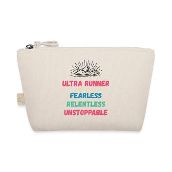 Ultra Runnner - Fearless. Relentless. Unstoppable. - Organic Pouch - nature - Front