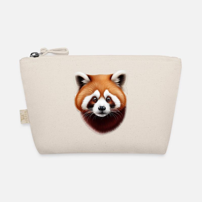 Roter Panda - Bio-Täschchen - Natur