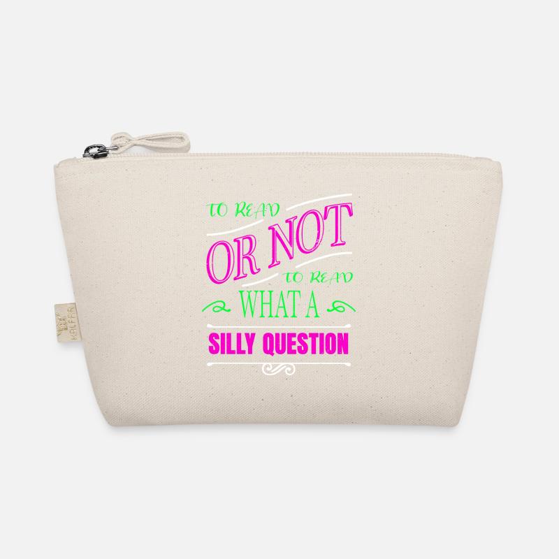 Joke Book Reader Art Better Happy Green Organic Pouch