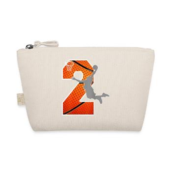 Basketball Anniversaire Enfants 2 ans Garçons Filles - Trousse biologique - nature - Devant