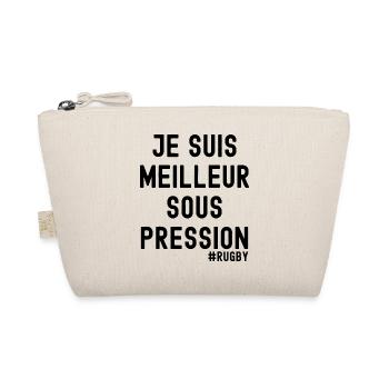 Je suis meilleur. Rugby. Cadeau drôle - Trousse biologique - nature - Devant