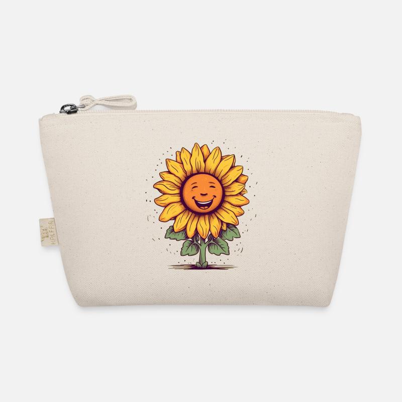 Tournesol joyeux avec visage Trousse biologique