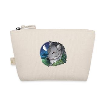 Wolf - Organic Pouch - nature - Front