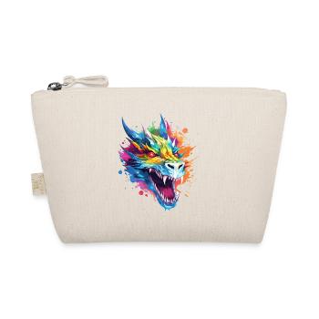 Dragon Fantasy Magic Mysticism Creature Animal Colorful - Organic Pouch - nature - Front