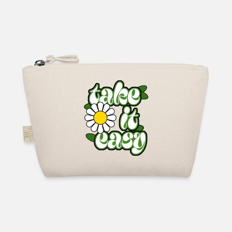 Take it Easy genieße das Leben Bio-Täschchen