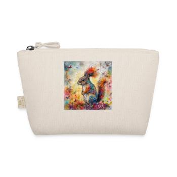Modern & Colourful Squirrel Wall Art by Bodhi - Organic Pouch - nature - Front