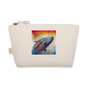 Modern & Colourful Whale Wall Art by Bodhi - Organic Pouch - nature - Front